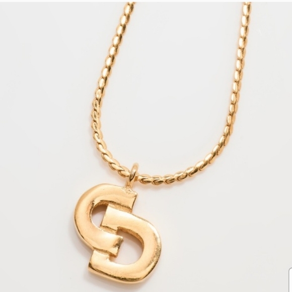 Dior Gold Interlocking Necklace - Picture 1 of 11